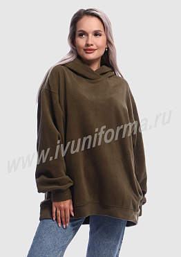 Толстовка женская оверсайз арт. ТР-03-20-ФЛ