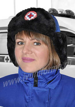 Шапка-ушанка унисекс арт. ГУ-12-336-ТВ